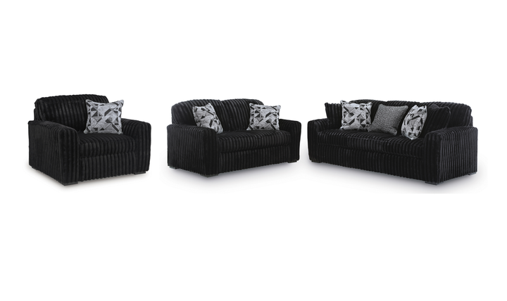 Modern Heritage Midnight-Madness Fabric Living Room Set-Jennifer Furniture