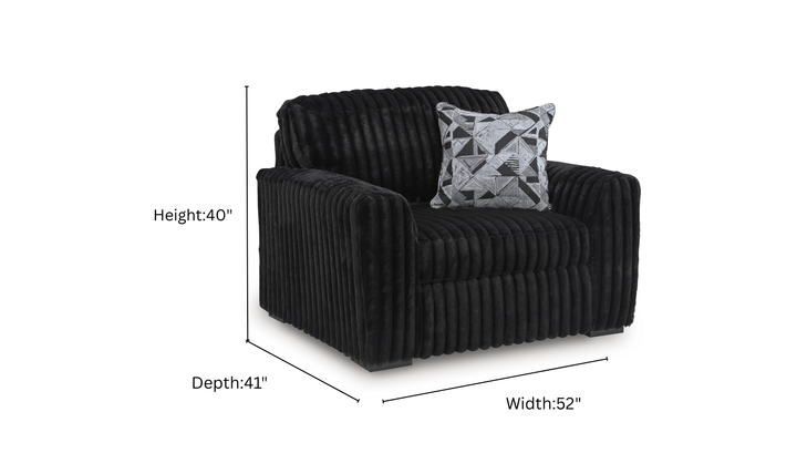 Modern Heritage Midnight-Madness Fabric Living Room Set-Jennifer Furniture