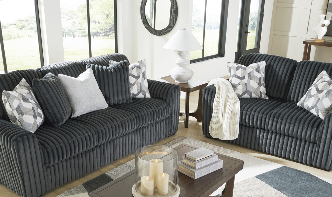 Modern Heritage Midnight-Madness Fabric Living Room Set-Jennifer Furniture