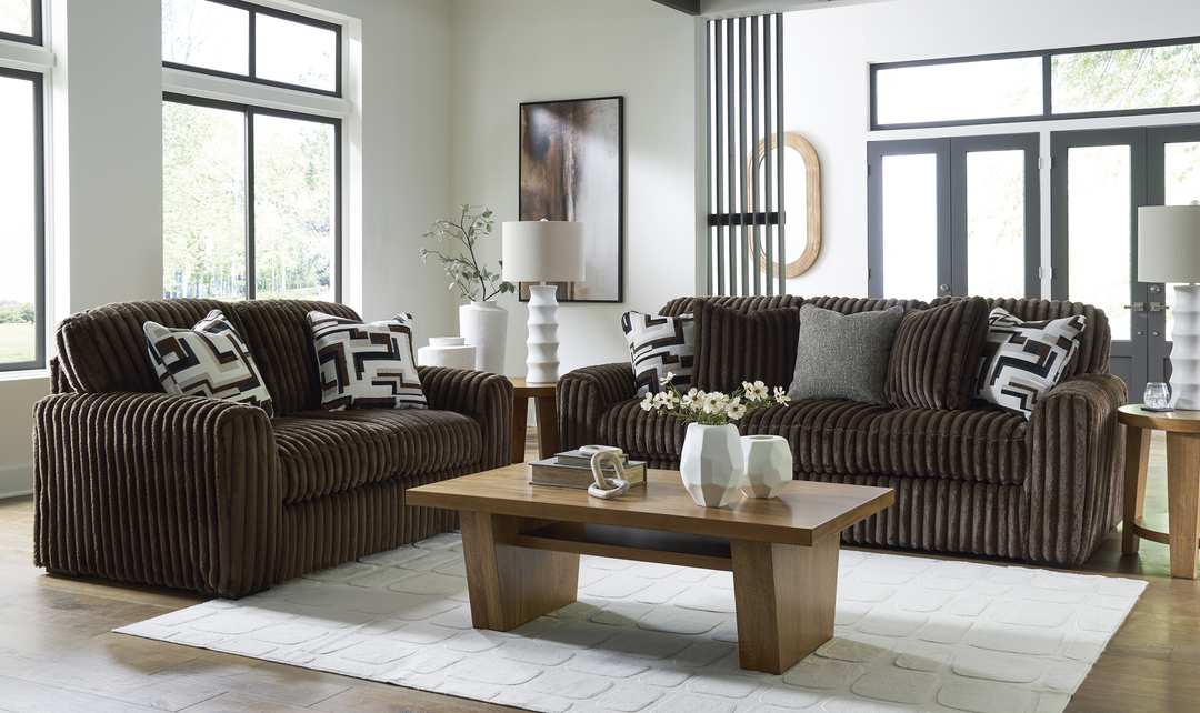 Modern Heritage Midnight-Madness Fabric Living Room Set-Jennifer Furniture