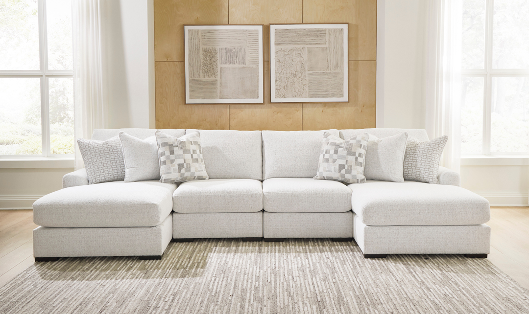 Modern Heritage Misty-Lakes 3-Piece Double Chaise Sectional Sofa-jennifer