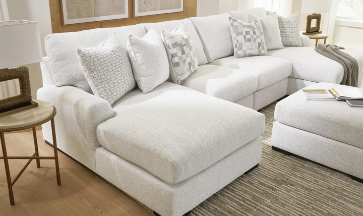 Modern Heritage Misty-Lakes 4-Piece Double Chaise Sectional Sofa-jennifer