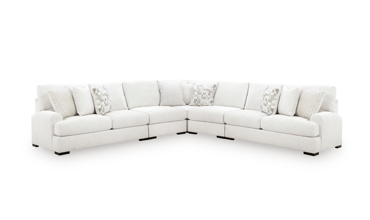 Modern Heritage Misty-Lakes 5-Piece Sectional Sofa-Jennifer