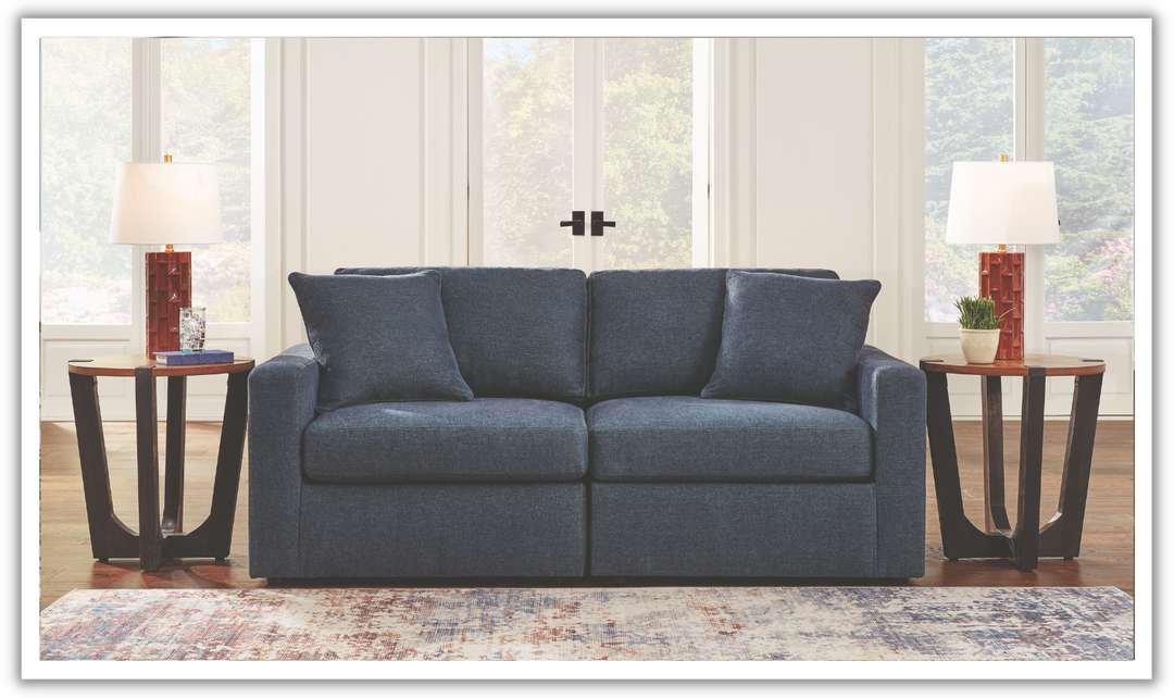 Modern Heritage Modmax Fabric Sectional Sofa with Throw pillows