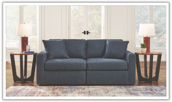 Modern Heritage Modmax Fabric Sectional Sofa with Throw pillows