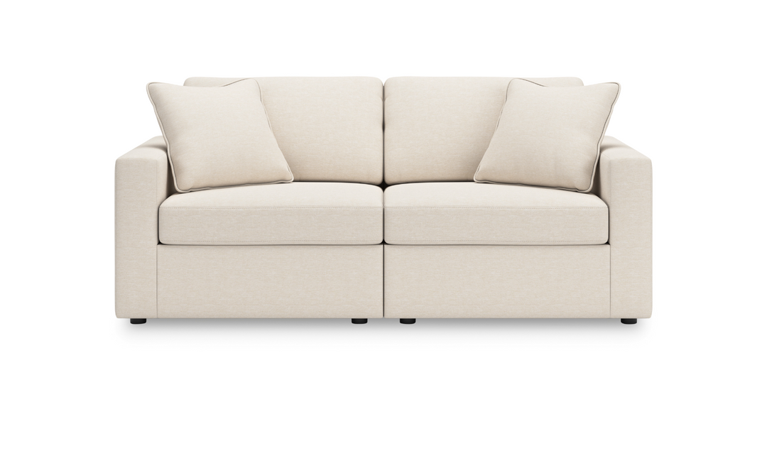 Modern Heritage Modmax Fabric Sectional Sofa with Throw pillows