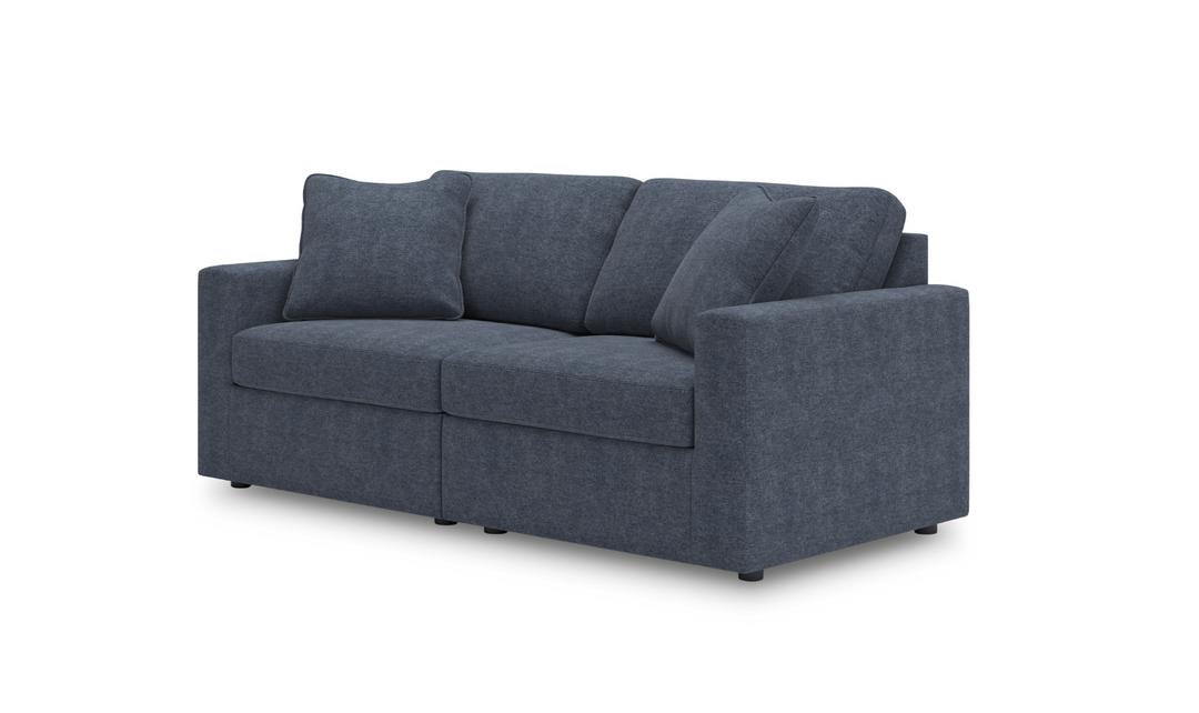 Modern Heritage Modmax Fabric Sectional Sofa with Throw pillows