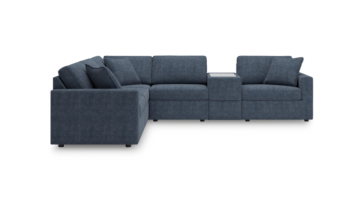 Modern Heritage Modmax 6-Piece Sectional with Storage Console