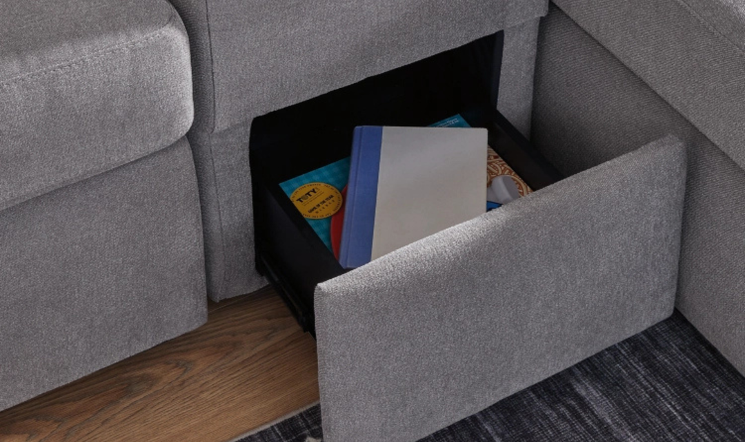 Modern Heritage Modmax 4-Seater Sectional with Storage Console-jennifer furniture