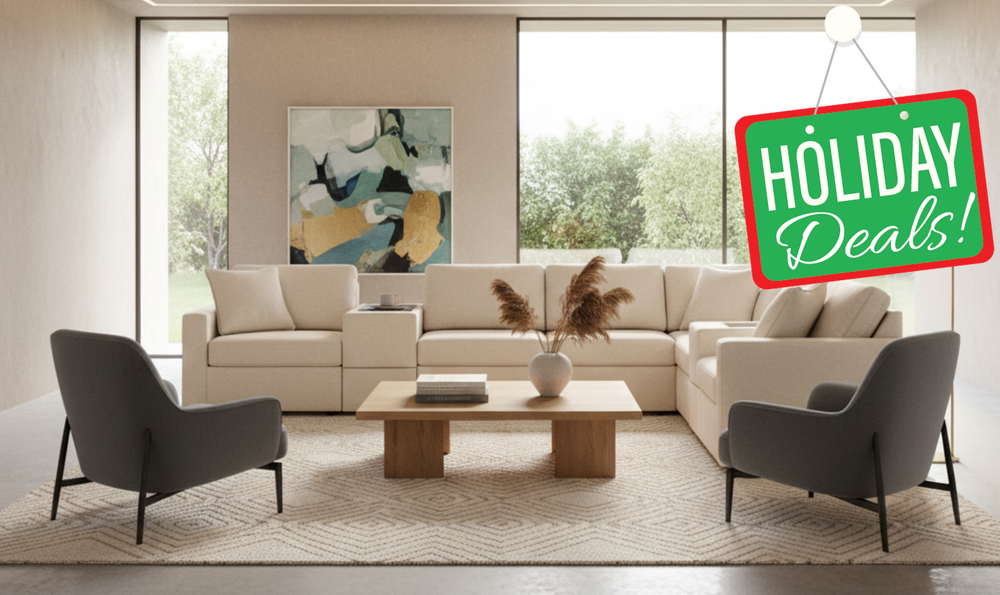 Modern Heritage Modmax 5-Seater Sectional with Storage Consoles-jennifer furniture