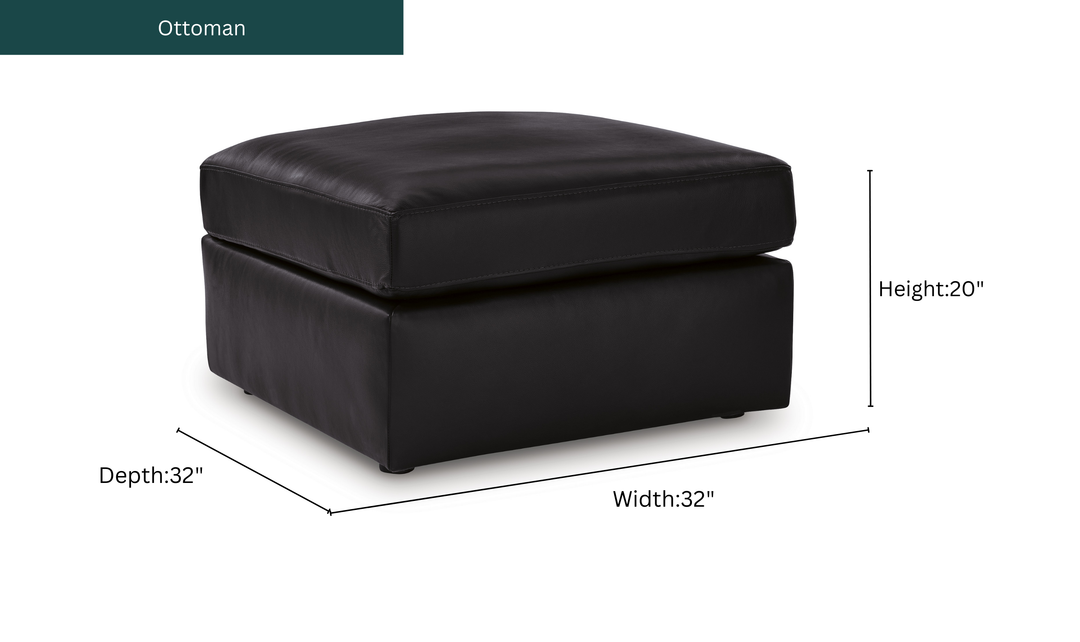 Modern Heritage Modmax II Oversized Accent Ottoman