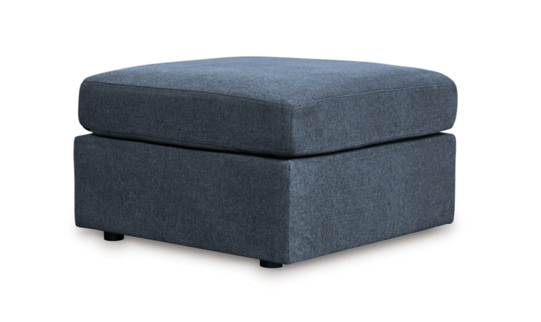 Modern Heritage Modmax Oversized Ink Fabric Accent Ottoman
