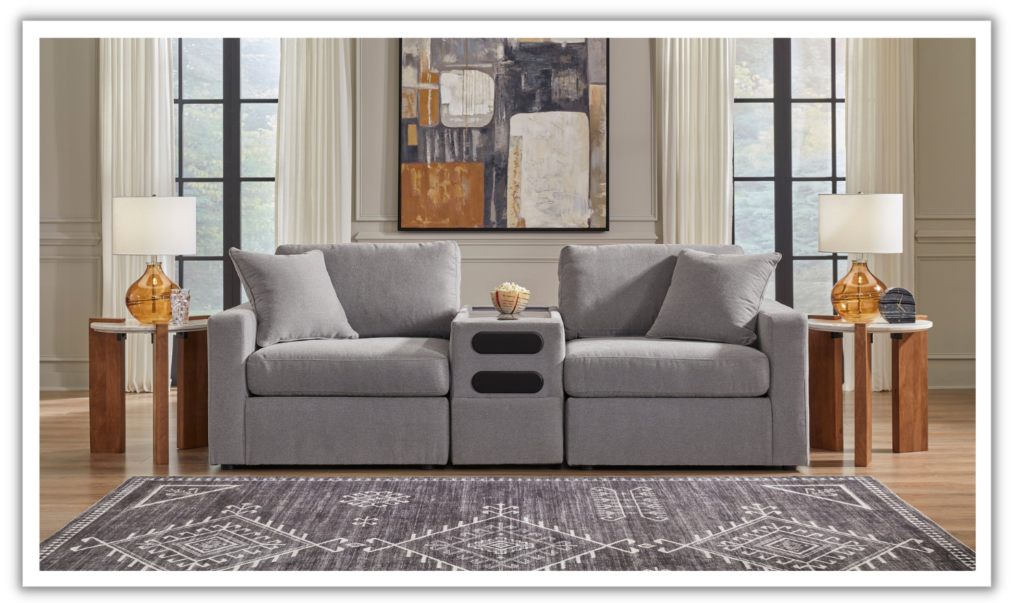 Modern Heritage Modmax Sectional with Console
