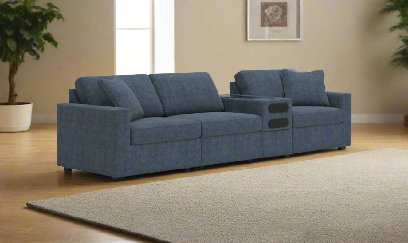 Modern Heritage Modmax Sectional with Console