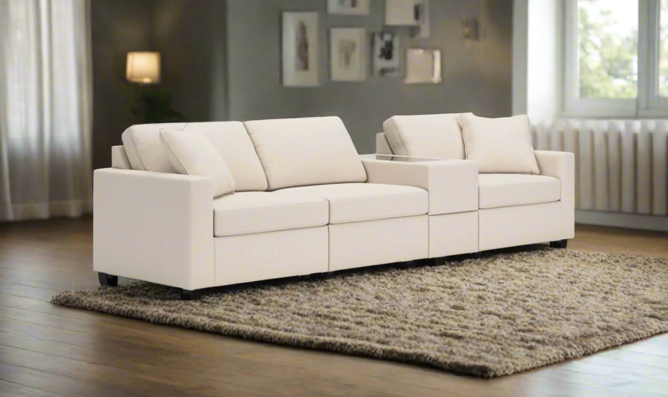 Modern Heritage Modmax Sectional with Console
