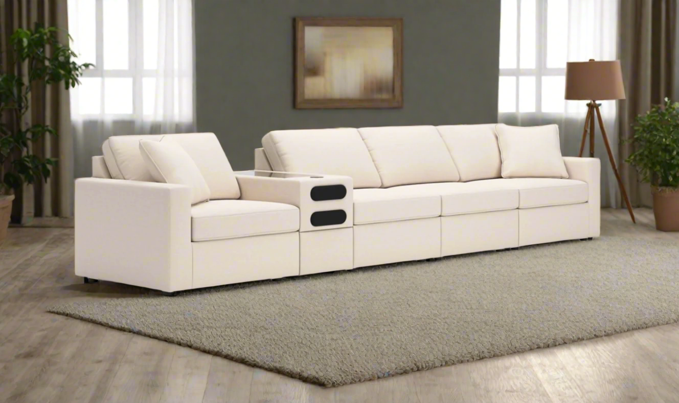 Modern Heritage Modmax Sectional with Console