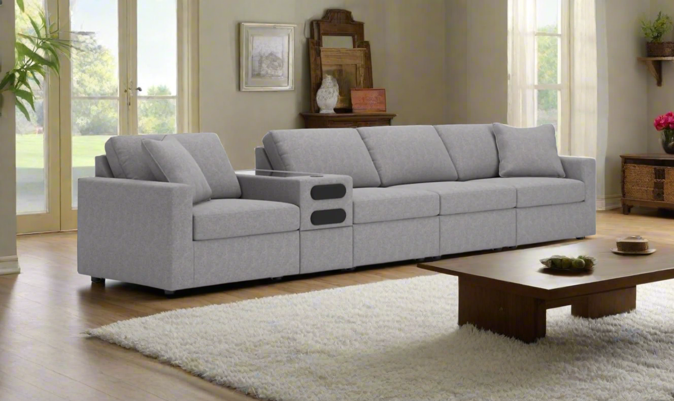 Modern Heritage Modmax Sectional with Console