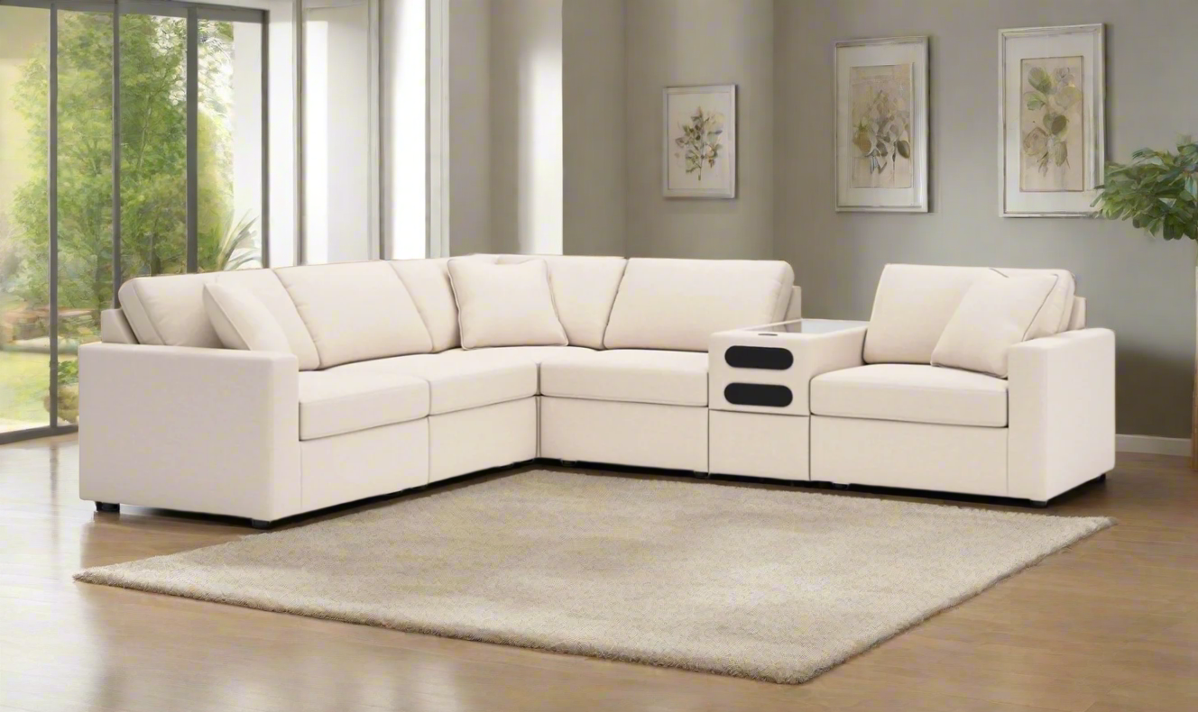 Modern Heritage Modmax Sectional with Console