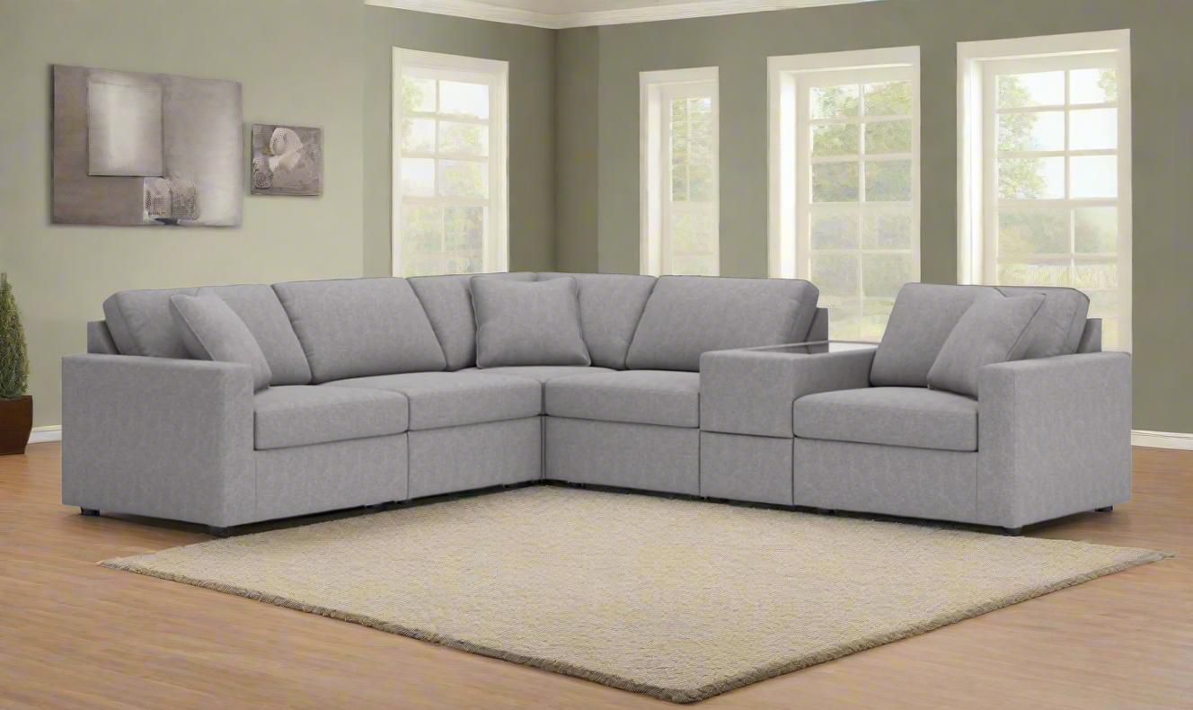Modern Heritage Modmax Sectional with Console