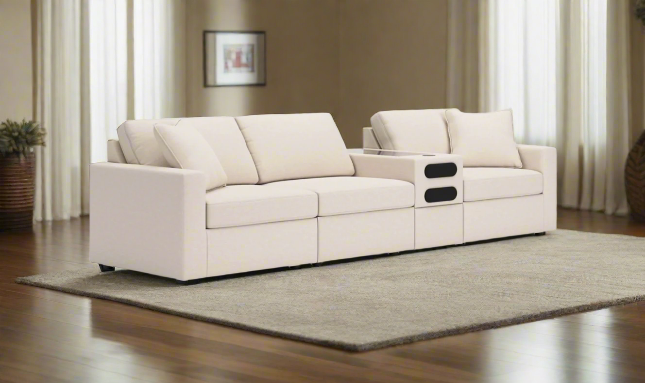 Modern Heritage Modmax Sectional with Console