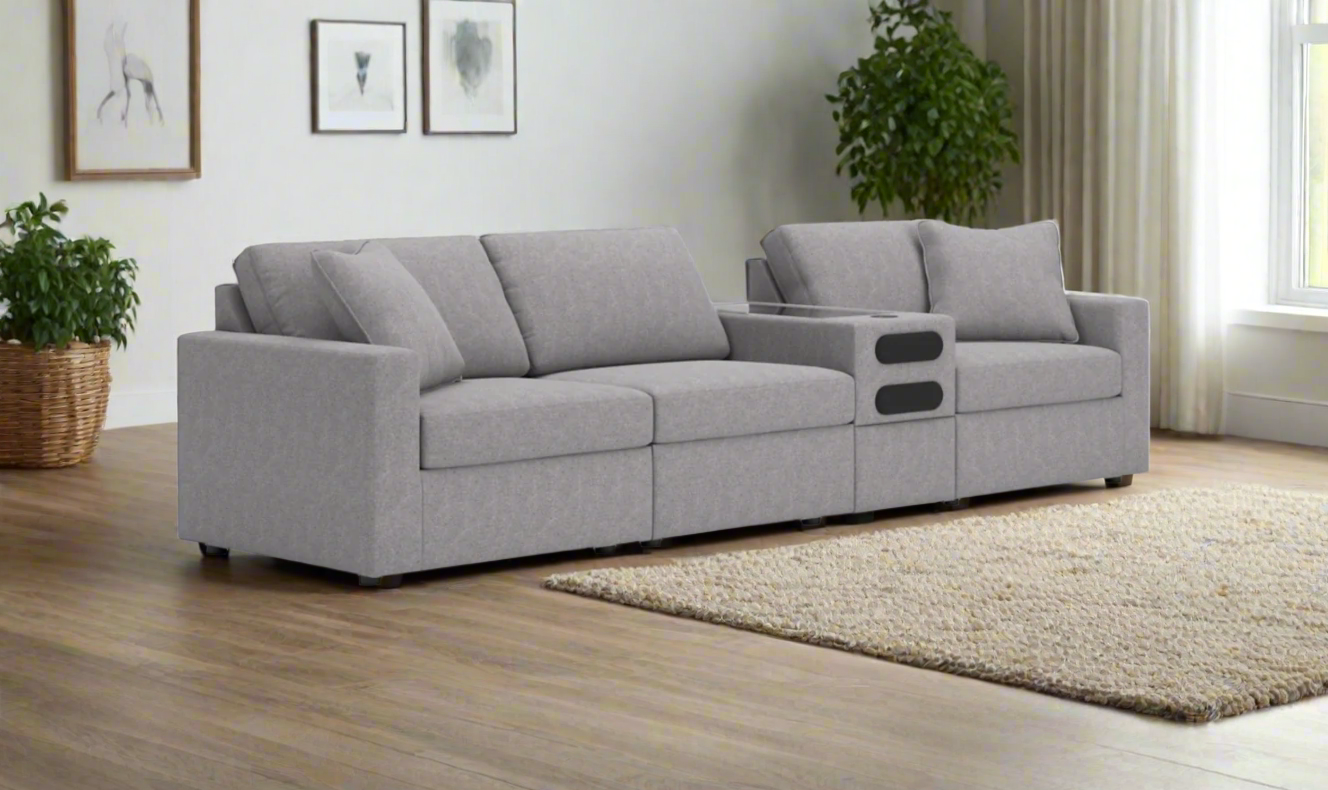 Modern Heritage Modmax Sectional with Console