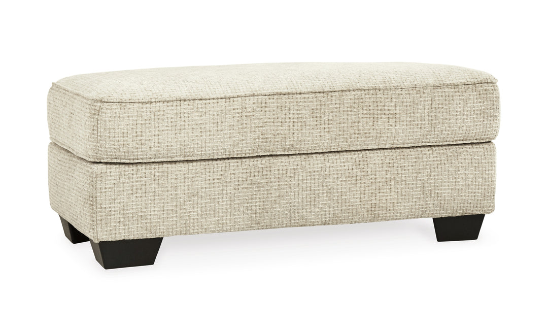 Modern Heritage Monaghan Sandstone Fabric Ottoman-Jennifer Furniture