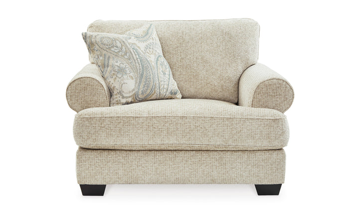 Modern Heritage Monaghan Sandstone Fabric Oversized Chair-Jennifer Furniture