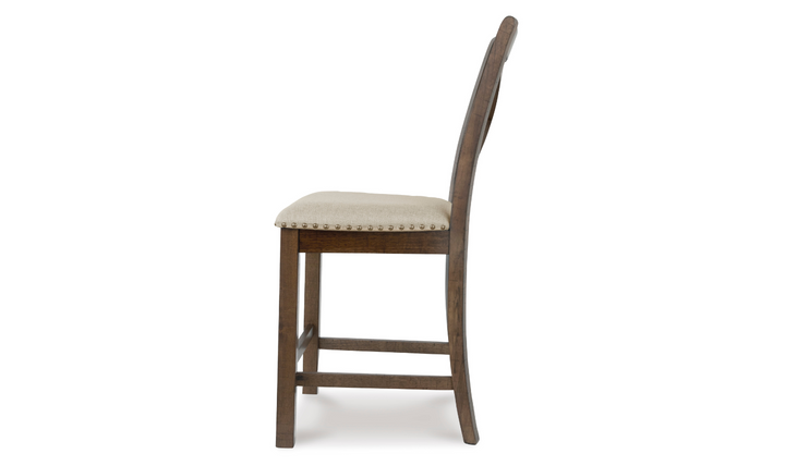 Modern Heritage Moriville Rectangular Dining Set in Brown