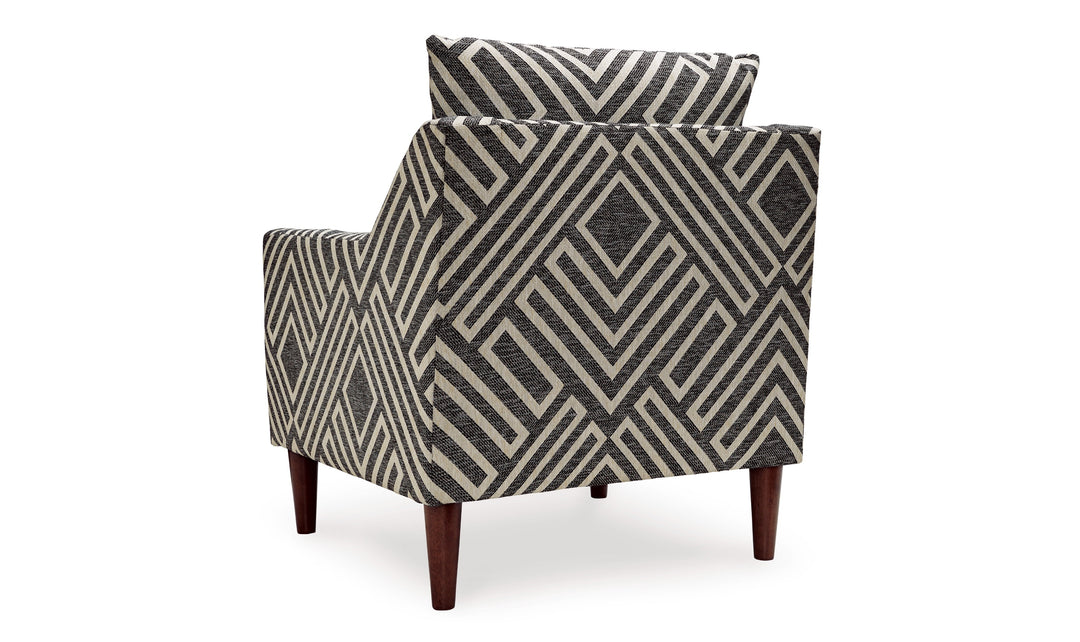 Modern Heritage Morrilton Nuvella Rectangular Accent Chair-Jennifer Furniture