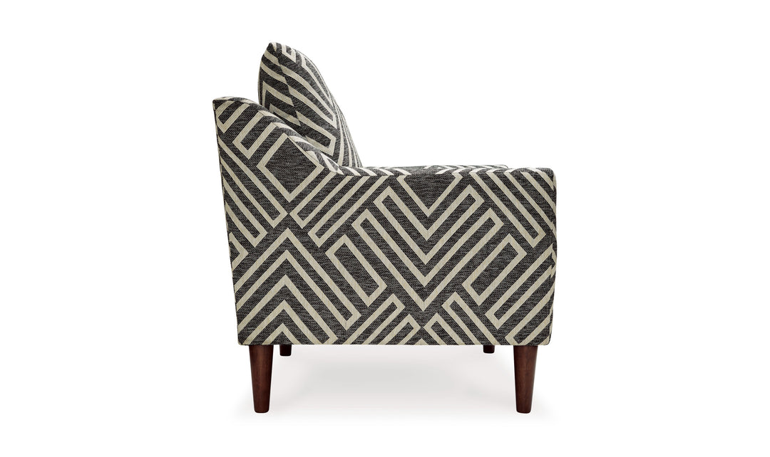 Modern Heritage Morrilton Nuvella Rectangular Accent Chair-Jennifer Furniture