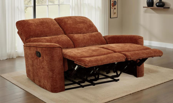 Navarro Chenille Fabric Manual Reclining Loveseat