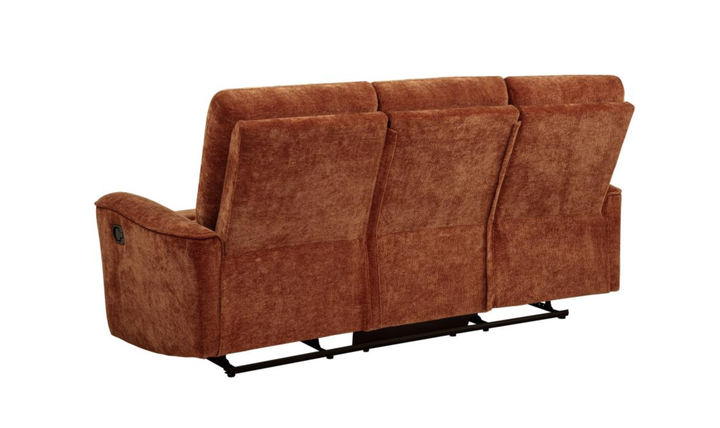 Modern Heritage Navarro Chenille Fabric Manual Reclining Sofa