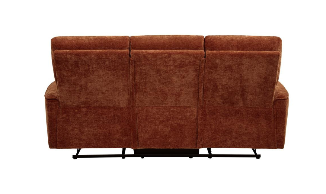 Modern Heritage Navarro Chenille Fabric Manual Reclining Sofa