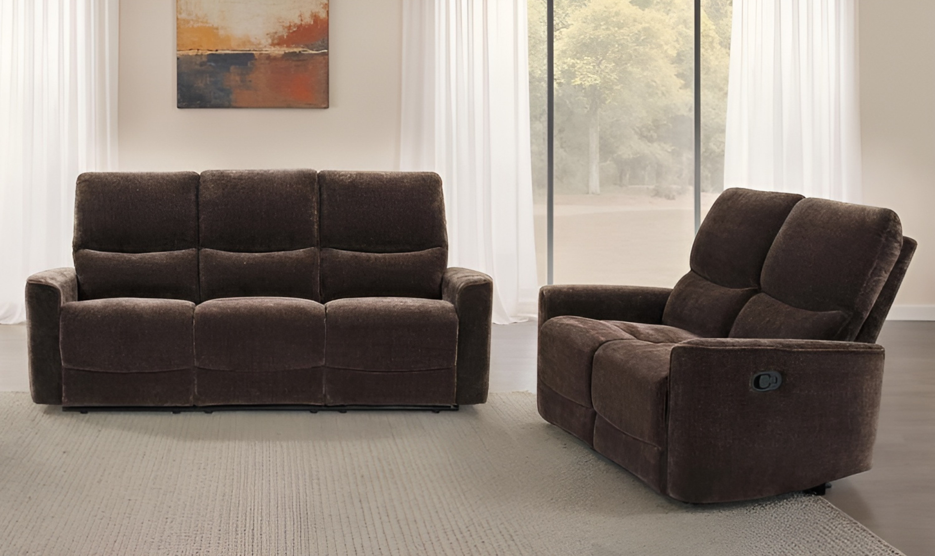 Navarro Fabric Motion Reclining Living Room Set