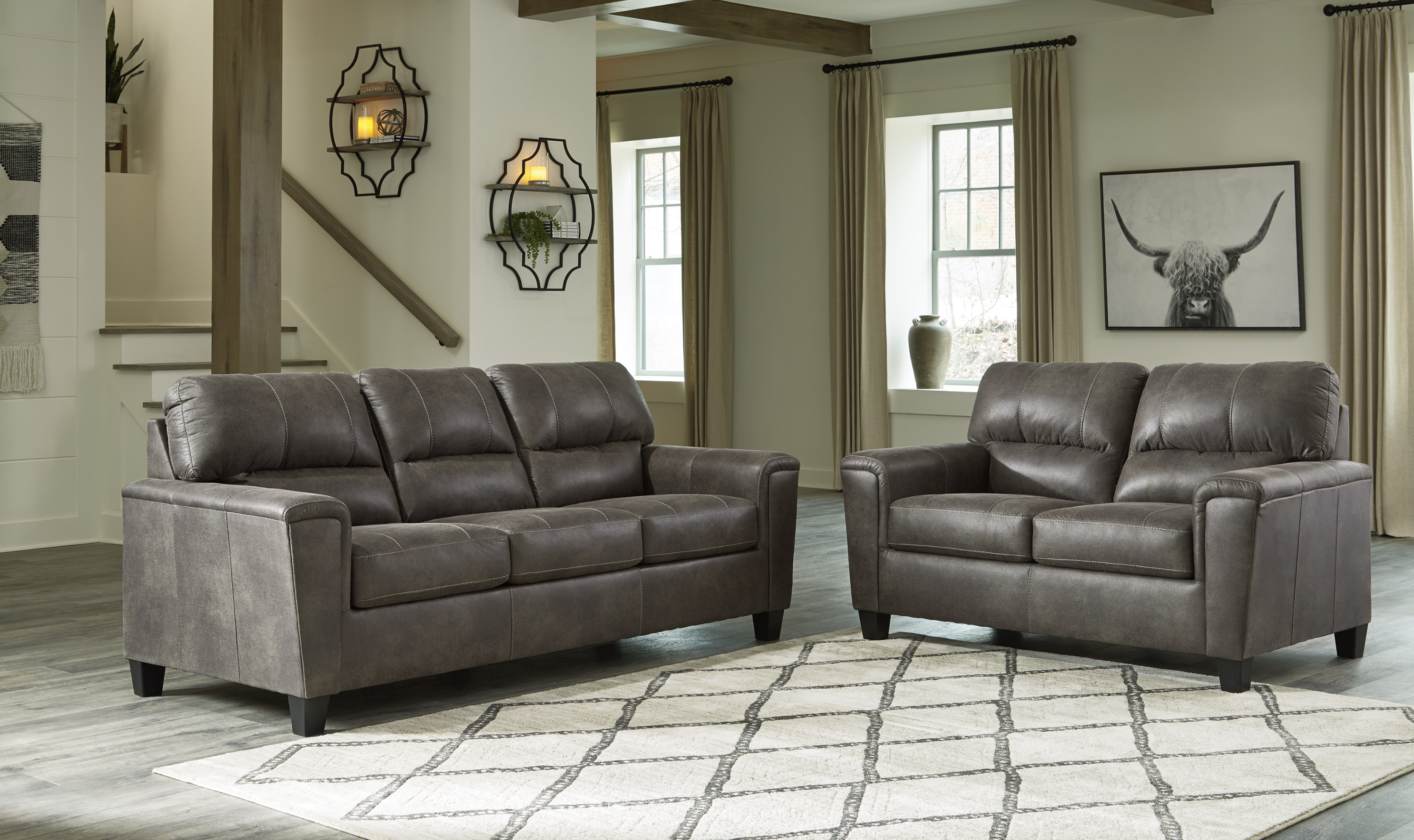 Modern Heritage Navi Living Room Set