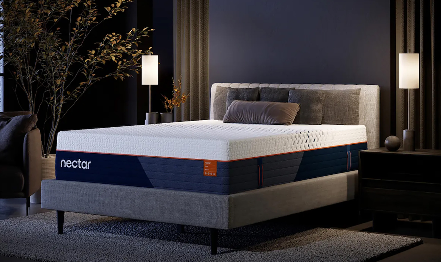 Modern Heritage Nectar Ultra Hybrid Mattress with Cooling Cover & Pocketed Coils-Jennifer Furniture