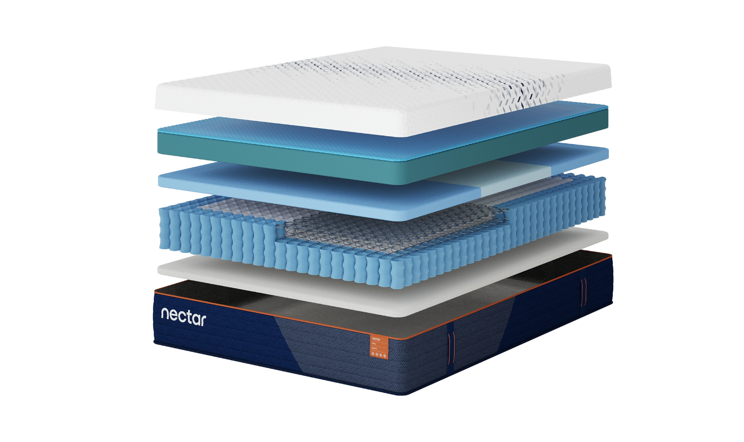 Modern Heritage Nectar Ultra Hybrid Mattress with Cooling Cover & Pocketed Coils-Jennifer Furniture