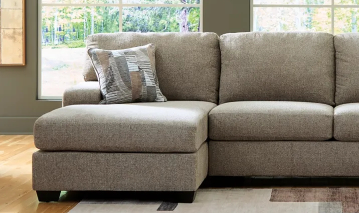 Modern Heritage Newellen Fabric 3‑Piece Sleeper Sectional with Double Chaise-Jennifer Furniture