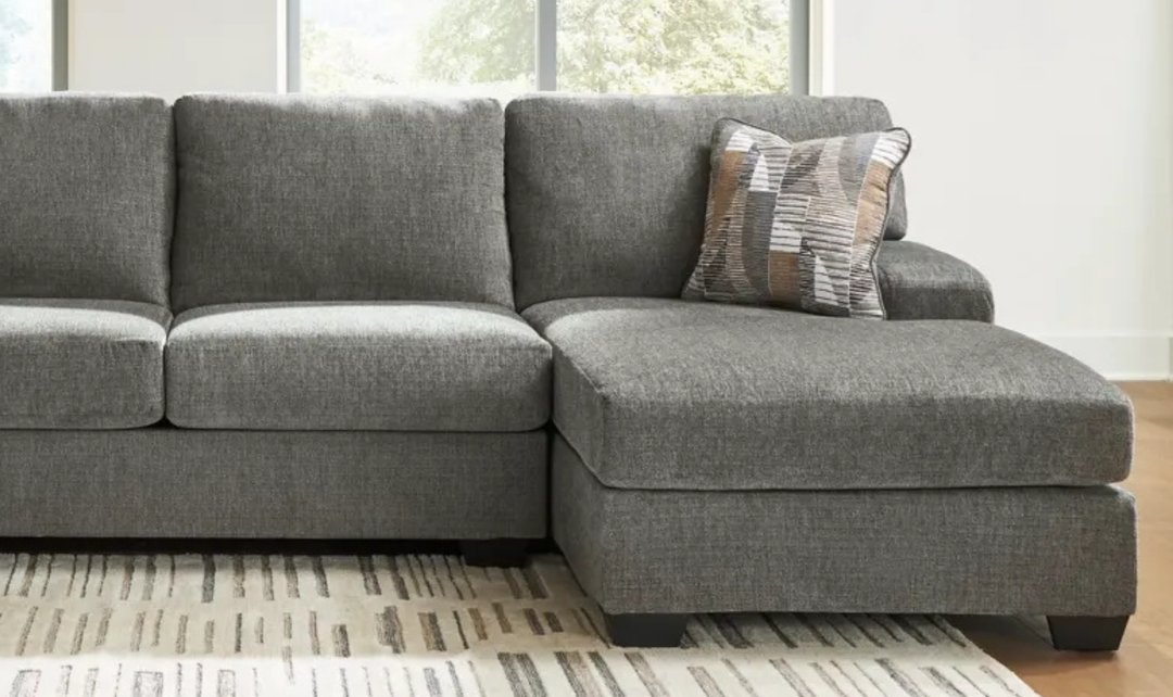 Modern Heritage Newellen Fabric 3‑Piece Sleeper Sectional with Double Chaise-Jennifer Furniture