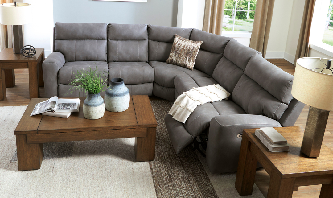 Modern Heritage Next-Gen Durapella 5-Piece Power Reclining Sectional Sofa