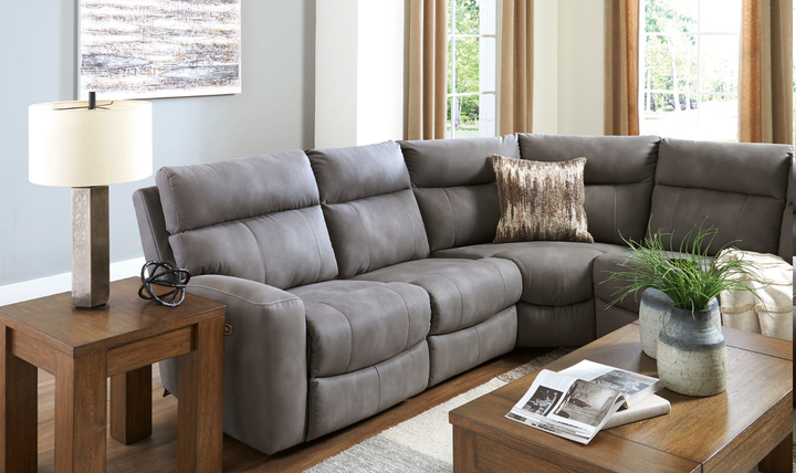 Modern Heritage Next-Gen Durapella 5-Piece Power Reclining Sectional Sofa