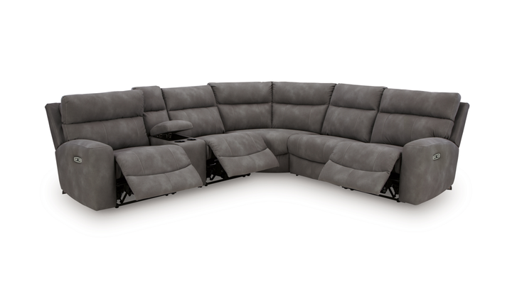 Modern Heritage Next-Gen Durapella 6-Piece Power Reclining Sectional Sofa