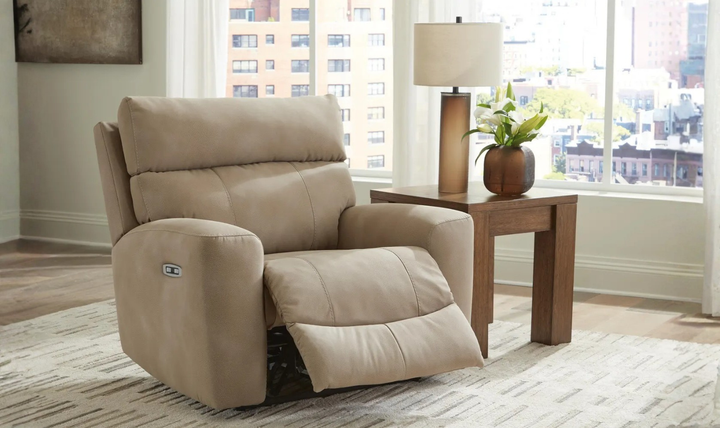 Modern Heritage Next-Gen Durapella Power Recliner Chair With Adjustable Headrest