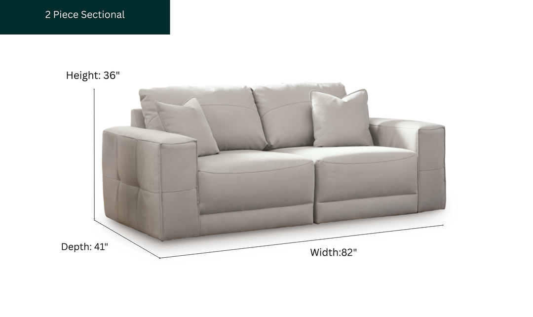 Modern Heritage Next-Gen Gaucho 2-Piece Sectional Loveseat