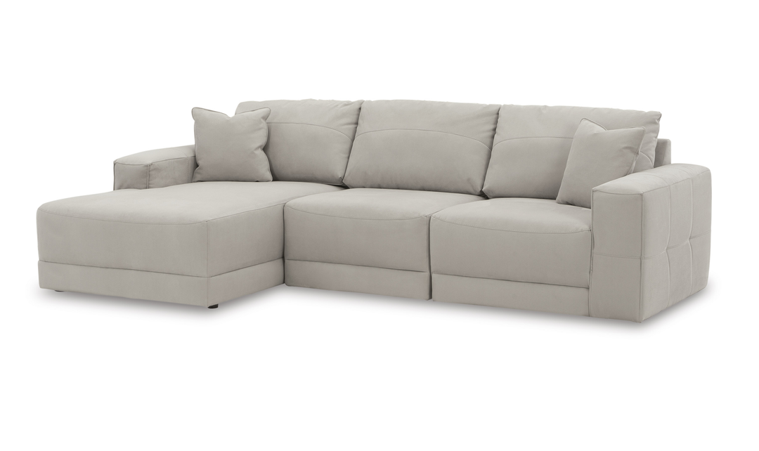Modern Heritage Next-Gen Gaucho 3-Piece Sectional Sofa with Chaise