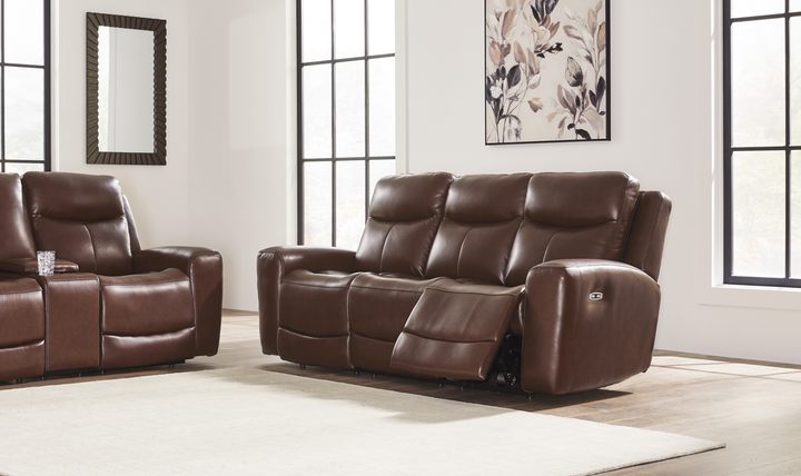 Modern Heritage Next Move Power Recliner Sofa with Adjustable Headrest - Jennifer Furniture
