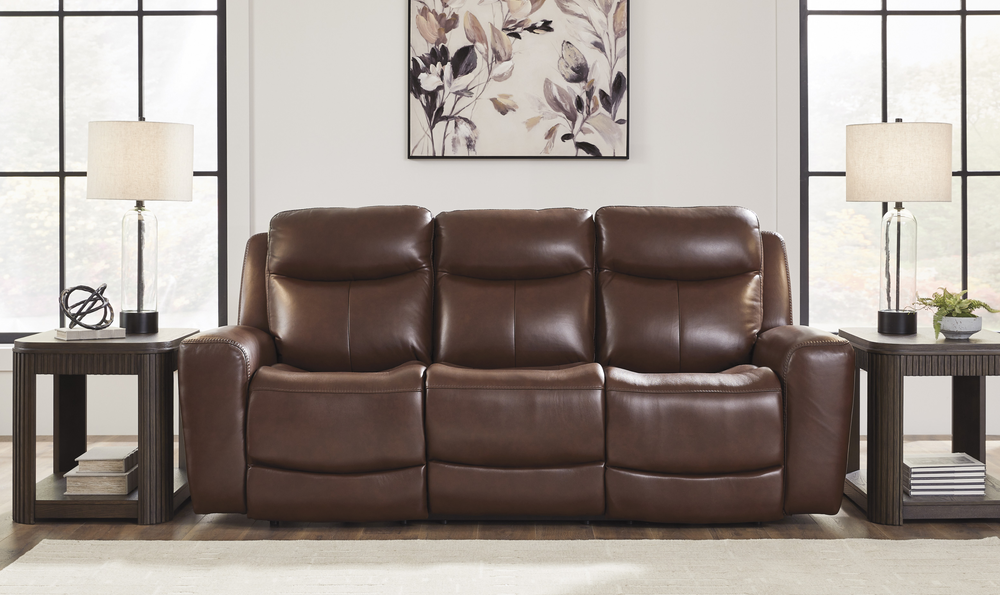 Modern Heritage Next Move Power Recliner Sofa with Adjustable Headrest - Jennifer Furniture