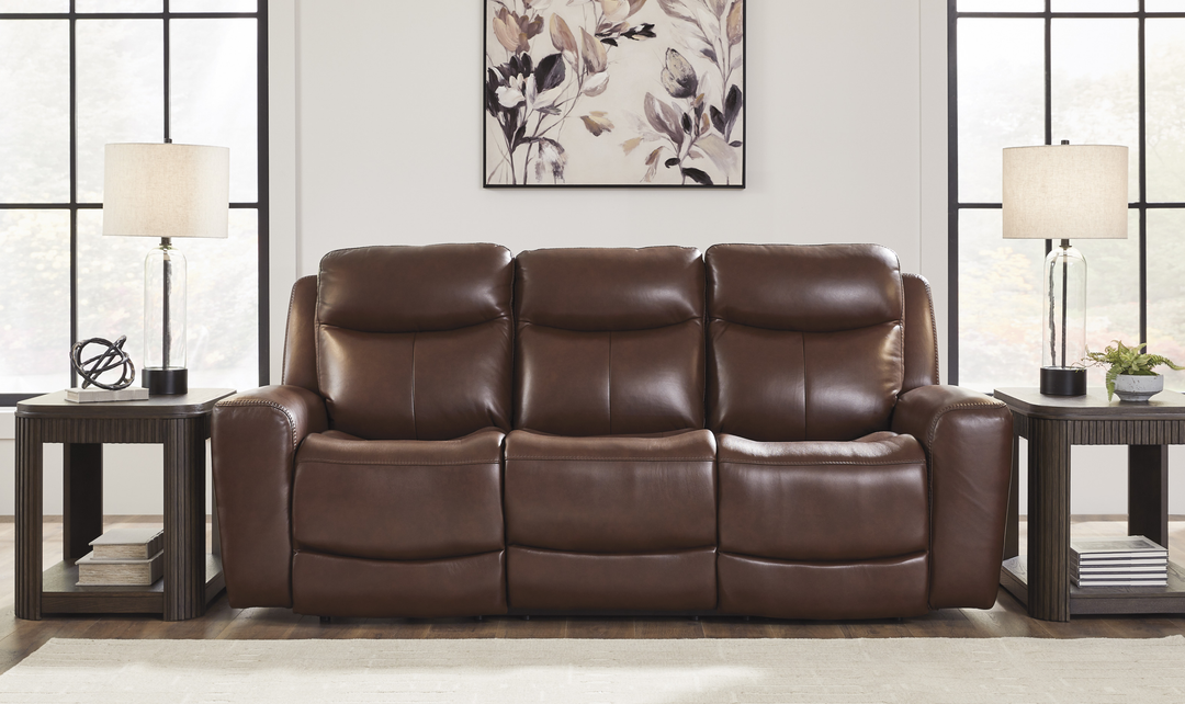 Modern Heritage Next Move Power Recliner Sofa with Adjustable Headrest - Jennifer Furniture