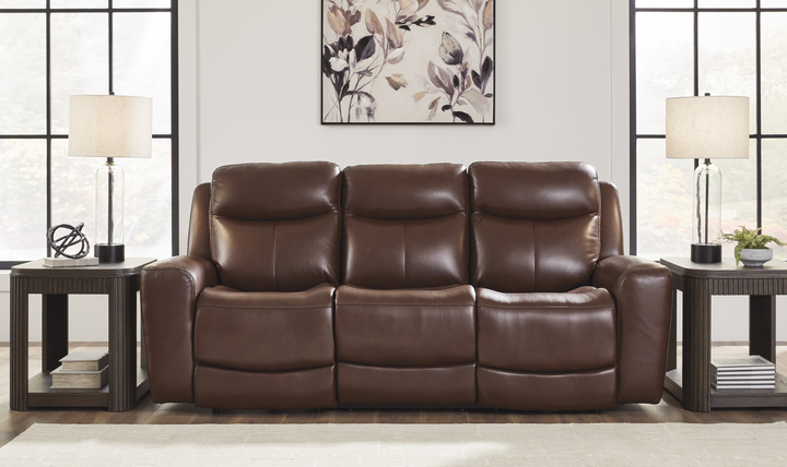 Modern Heritage Next Move Power Recliner Sofa with Adjustable Headrest - Jennifer Furniture