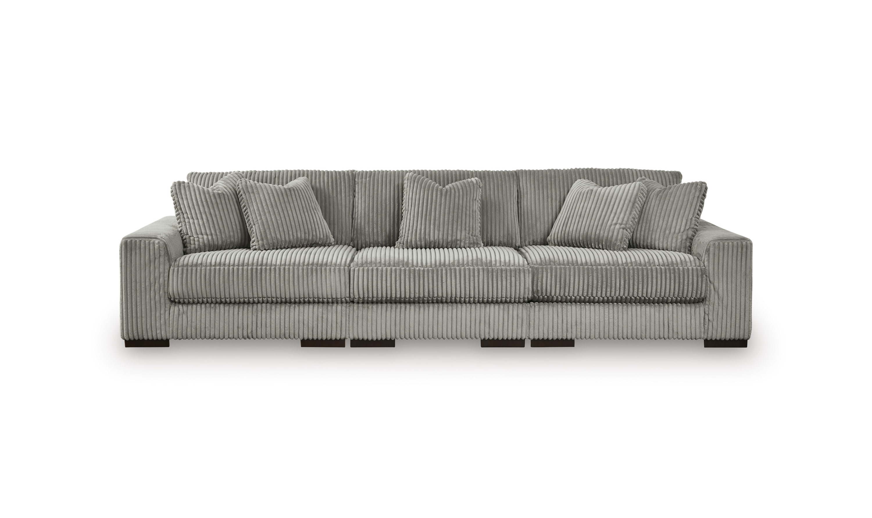 Modern Heritage Lindyn 3-Piece Stationary Fabric Sectional Sofa